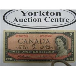 1954 Canadian 2$ Note