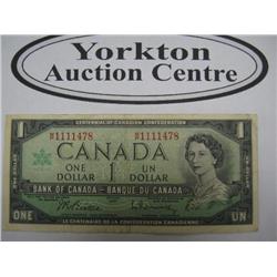 1967 Canadian 1$ Note