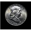 Image 1 : 1951-d Franklin Half Dollar Grades Choice Uncirculated ms64 FBL