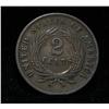 Image 2 : 1865 2c Piece Grades Extra Fine XF