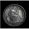 Image 1 : 1838-p No Drapery/Large Stars  Seated Liberty Dime Grades Almost Uncirculated au50