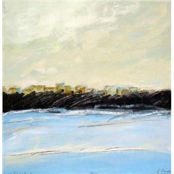 Joyce Rezendes, Central Park Winter II,  Signed Painting