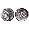 Image 1 : Lokris. Lokri Opunti. Triobol or hemidrachm, 340’s BC. AR 2.73 g., 12'.