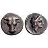 Image 1 : Phokis. Triobol, attributed to the triumvirate that replaced Phalaikos, 347 - 346 BC. AR 2.55 g., 10