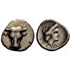 Image 1 : Phokis. Triobol, attributed to the triumvirate that replaced Phalaikos, 347 - 346 BC. AR 2.37 g., 1'