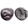 Image 1 : Phokis. Delphi. Trihemiobol, last quarter of the 6th century BC. AR 1.55 g.