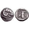 Image 1 : Phokis. Delphi. Trihemiobol, 5th century BC. AR 1.24 g., 9'.