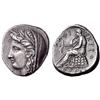 Image 1 : Phokis. Delphi. Stater, 336 - 335 BC. AR 12.29 g., 6'.