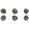 Image 1 : Phokis. Elateia. Lot of three bonze coins.