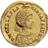 Image 2 : Roman Emp. Galla Placidia. Solidus 426-430, AV 4.43g.