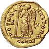Image 3 : Roman Emp. Galla Placidia. Solidus 426-430, AV 4.43g.
