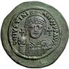 Image 2 : Byzantine Emp. Justinian I. Follis year 12 / 538-9, Æ 23.68g.