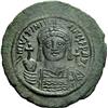 Image 2 : Byzantine Emp. Justinian I. Follis year 14 / 540-1, Æ 22.67g.