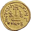 Image 3 : Byzantine Emp. Heraclius. Solidus 638-639, AV 4.38g.