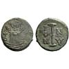 Image 1 : Byzantine Emp. Constans II. Decanummium year 10 / 650-651, Æ 3.78g.