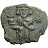 Image 2 : Byzantine Emp. Justinian II. Follis 685-695, Æ 3.74g.