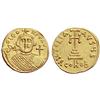 Image 1 : Byzantine Emp. Leontius. Solidus 695-698, AV 4.37g.