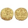 Image 1 : Byzantine Emp. Justinian II. Tremissis 705-711, AV 1.42g.