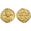 Image 1 : Byzantine Emp. Justinian II. Tremissis 705-711, AV 1.42g.