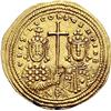 Image 3 : Byzantine Emp. Basil II B. Histamenon nomisma 1005-1025, AV 4.38g.