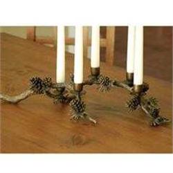 Pine Cone Centerpiece Candle Holder