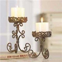 Provencial Candle Holder - Set of 2