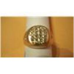 .80 Ct Diam, 5 Gr 14K Gold Mens Ring