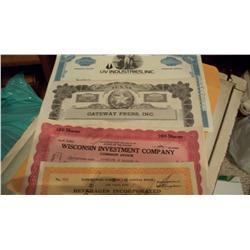 4 Rare Old Stock Certificates 1906-1929