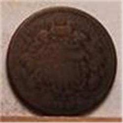 1865 Large Penny