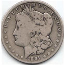1891 Carson City Silver Morgan Dollar