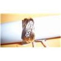 3 Stone Ladies Diamond Ring, 14K Gold