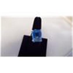 14 Carat Blue Topaz 14K Gold Ring