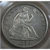 1856 Silver Seated Half Liberty Dollar