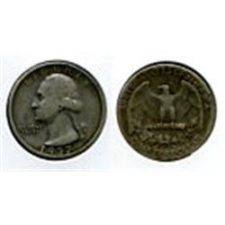 1937-S Silver Washington Quarter VF