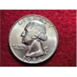 1954-D Brilliant Uncirculated Silver 25c