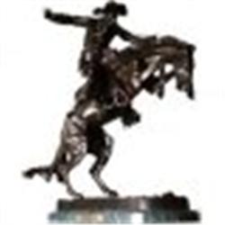 The Bronco Buster Bronze Sculpture by Remington