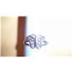 Vintage Sterling Butterfly Ring