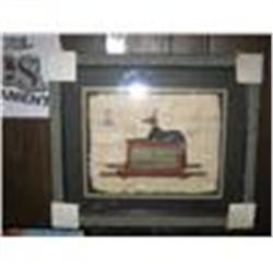 Egyptian Painting On Papyrus, 2000 Years old