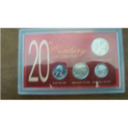 20th Century Coin Collection, 4 Coins