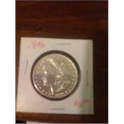1896 Better Date Morgan Silver Dollar