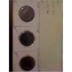 1829,1832, 1833 Large Cents Lot