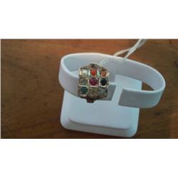 Mixed Gemstone Ladies Ring