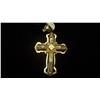 Image 1 : 2 Carat Diamond 14K Gold Cross, 26.9Gr