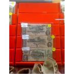 1861,62,64 Confederate Notes