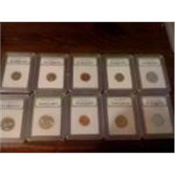 Graded Lots of ms 70 (10 COINS)