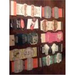 10 Old Advertising Matchbook Covers