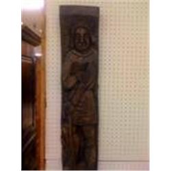 Large Ax Man Wood Carving