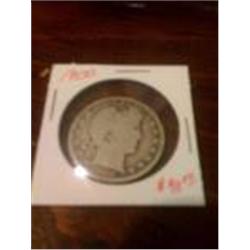 1903 Silver Barber Half Dollar