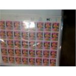Elvis Uncut Stamp Sheet, 40 Stamps