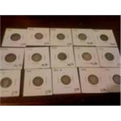 15 Better Date Silver Barber Dimes